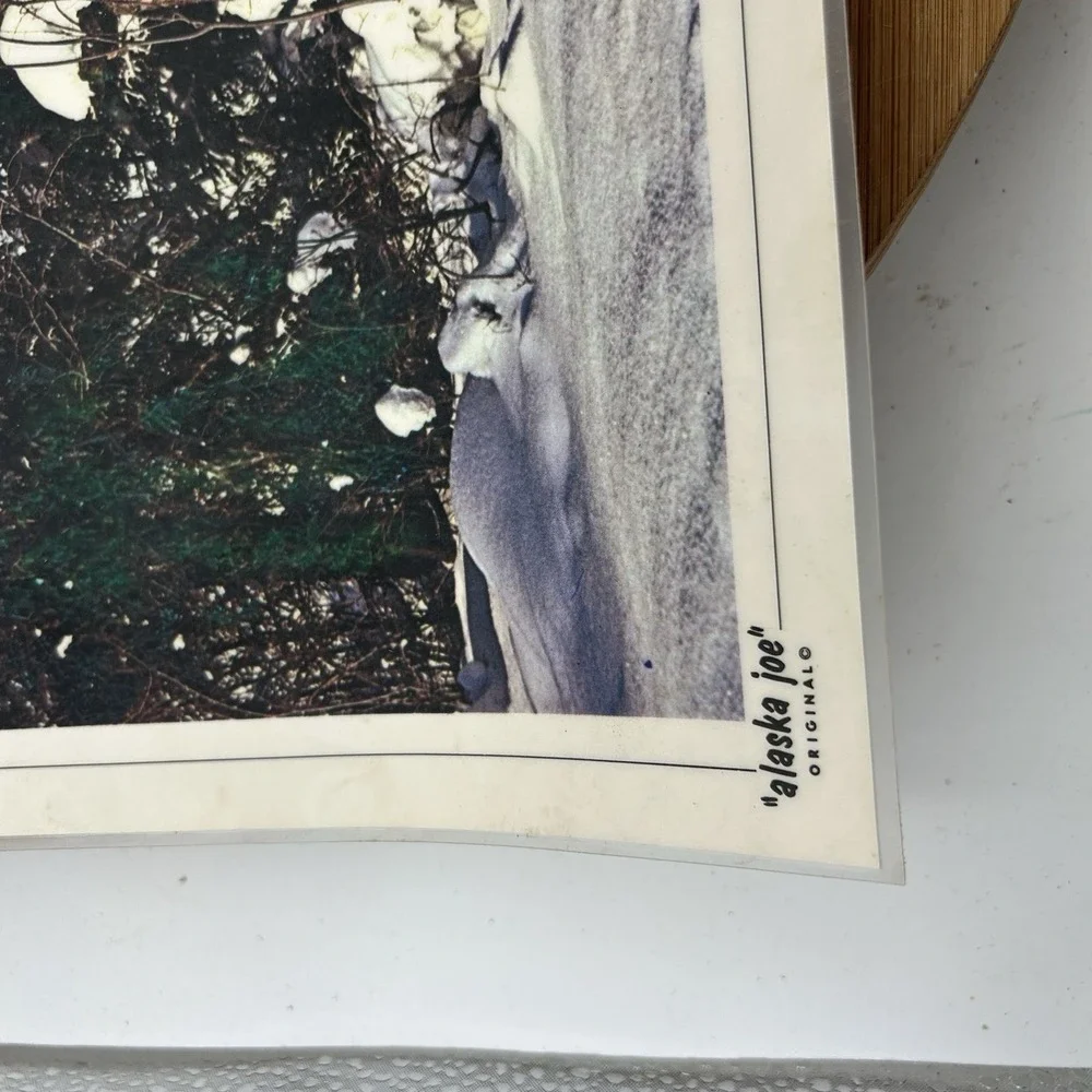 Vintage Alaskan Aerial Placemats Photographer‎ Jim Diane Set Of 2 - 17x12